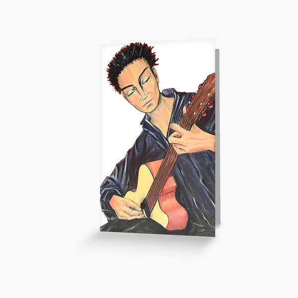 Guitar Man Greeting Card