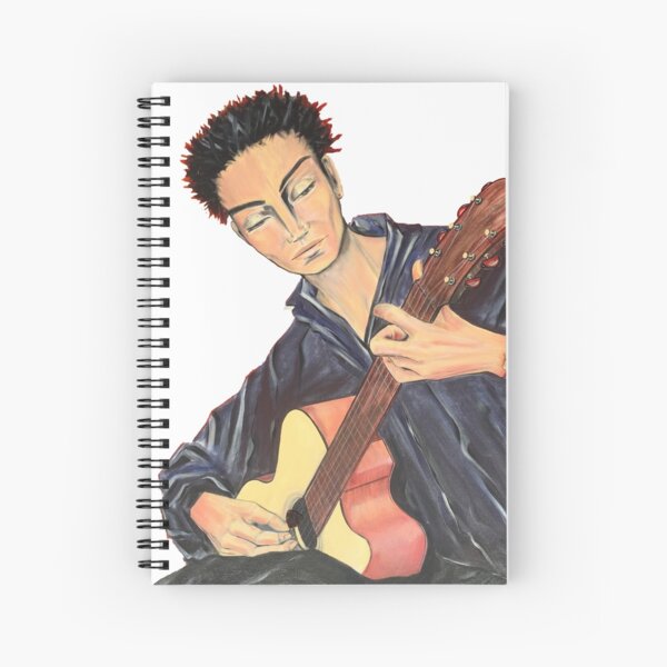 Guitar Man Spiral Notebook