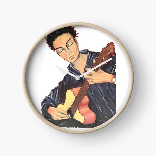 Guitar Man Clock