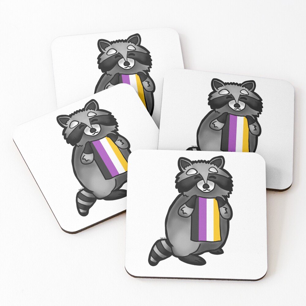 Item preview, Coasters (Set of 4) designed and sold by RaiKaiBubble.