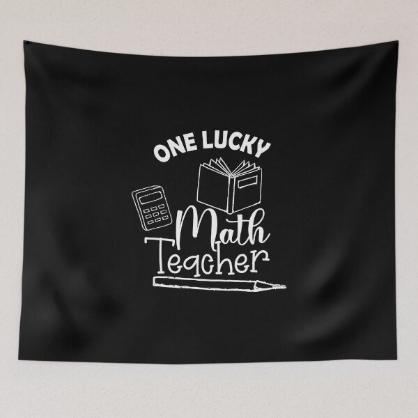Item preview, Copy of One Lucky Math Teacher designed and sold by beefrancky.