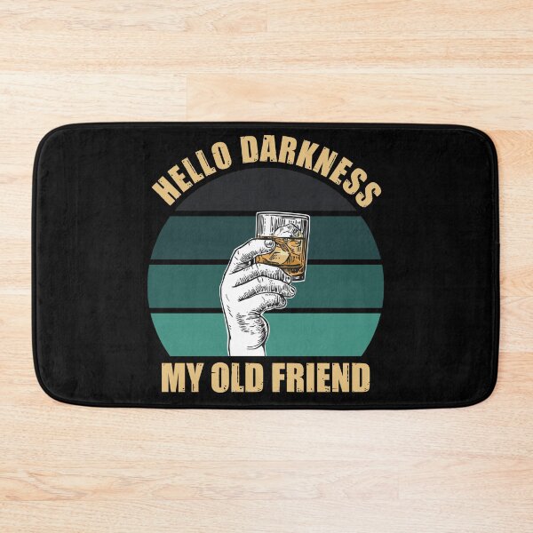 Item preview, Hello darkness my old friend - funny whiskey lover designed and sold by SidTastic .