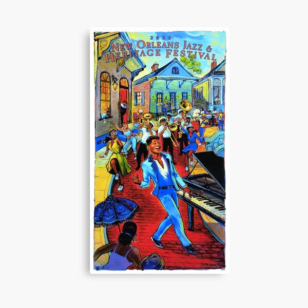 new orleans jazz festival 2022 Canvas Print