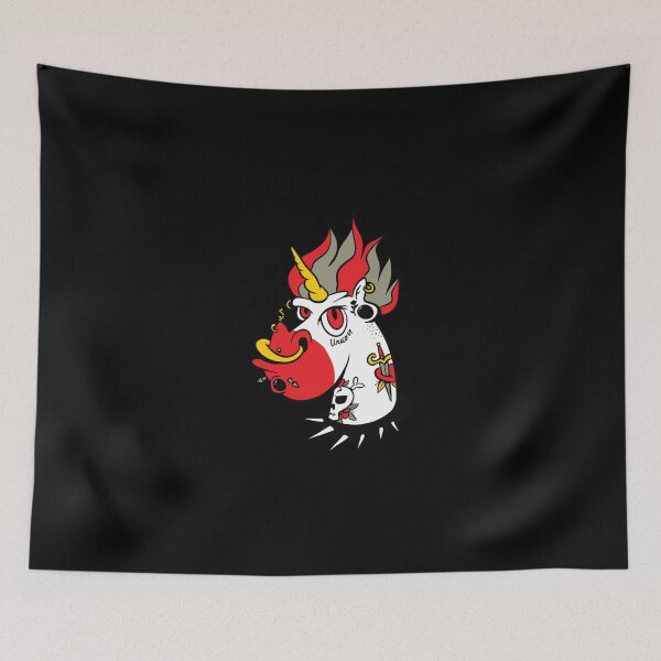 Item preview, Punk Unicorn Tattoo And Piercings Tank Top designed and sold by rikazr6sr1.