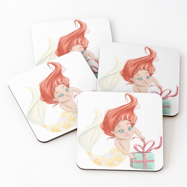 Item preview, Cute Mermaid Little Girl Birthday Present  designed and sold by CreativeBu.
