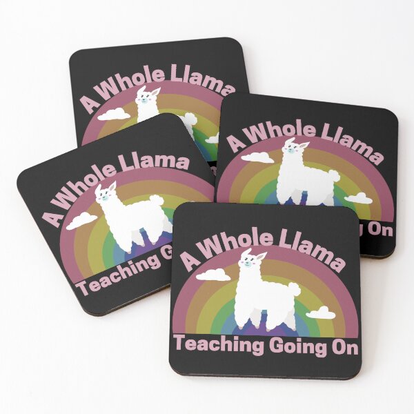 Item preview,  A Whole Llama Learning Going On Funny Teachers Saying designed and sold by badretop.