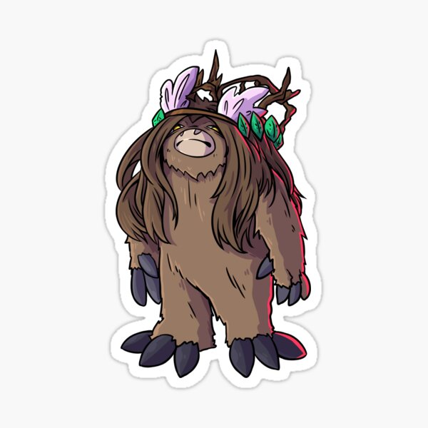 Sloth King Sticker