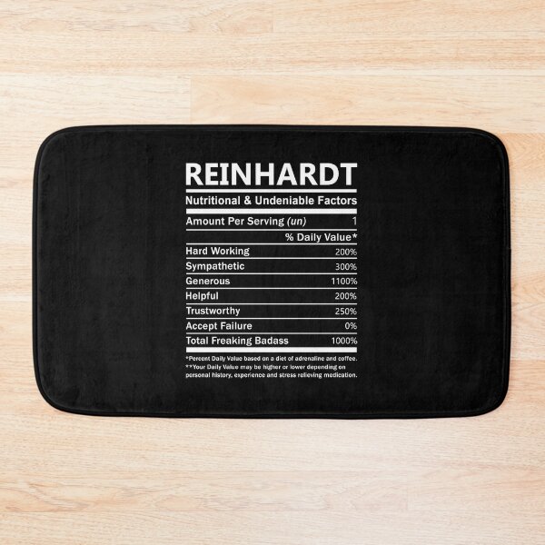 Item preview, Reinhardt Name T Shirt - Reinhardt Nutritional And Undeniable Factors Gift Item Tee designed and sold by ximenalivi.