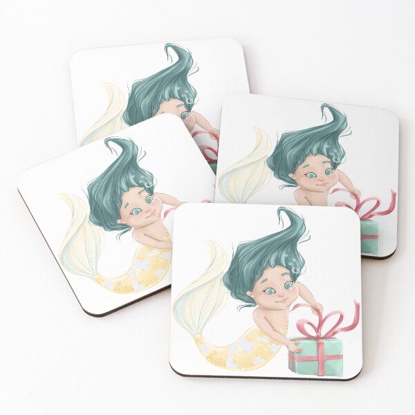 Item preview, Cute Mermaid Little Girl Birthday Present  designed and sold by CreativeBu.