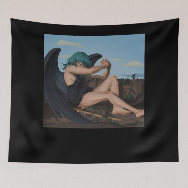 Item preview, Byleth, Fallen Demon (blue version) Classic designed and sold by NarcissaWarn.
