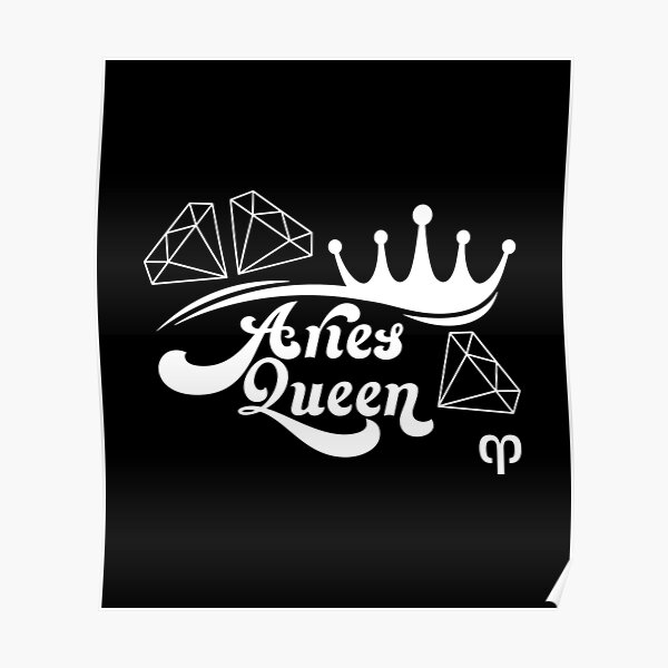 aries-queen-zodiac-sign-crown-and-diamonds-illustration-poster-by