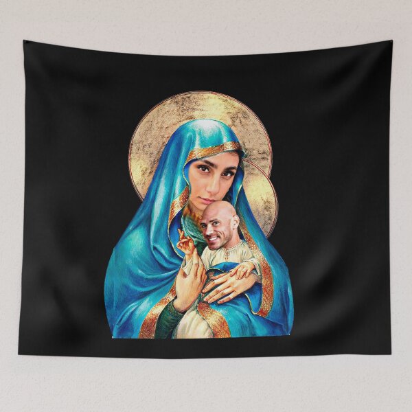 Item preview, Virgin mary Mia Khalifa and Johnny sins designed and sold by Lovearts01.