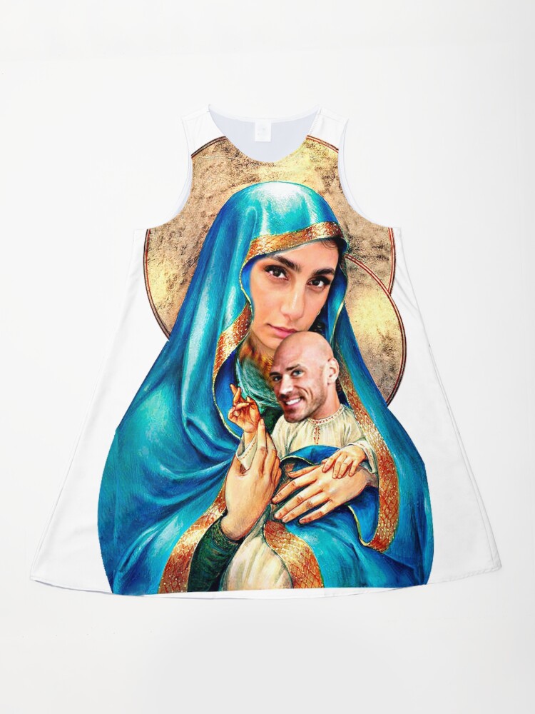 Virgin mary Mia Khalifa and Johnny sins" A-Line Dress for Sale by Lovearts01 | Redbubble Virgin mary Mia Khalifa and Johnny sins" A-Line Dress for Sale by Lovearts01 | Redbubble