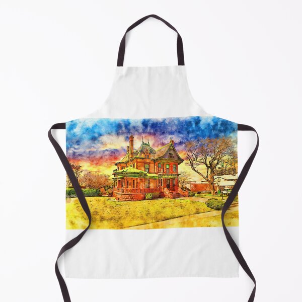Item preview, Eddleman-McFarland House in Fort Worth, Texas - pen and watercolor designed and sold by NickoPrints.