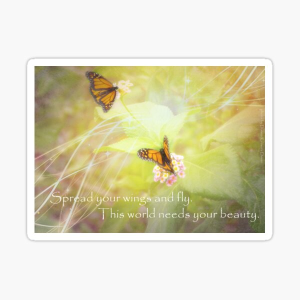 This world needs your beauty. Sticker
