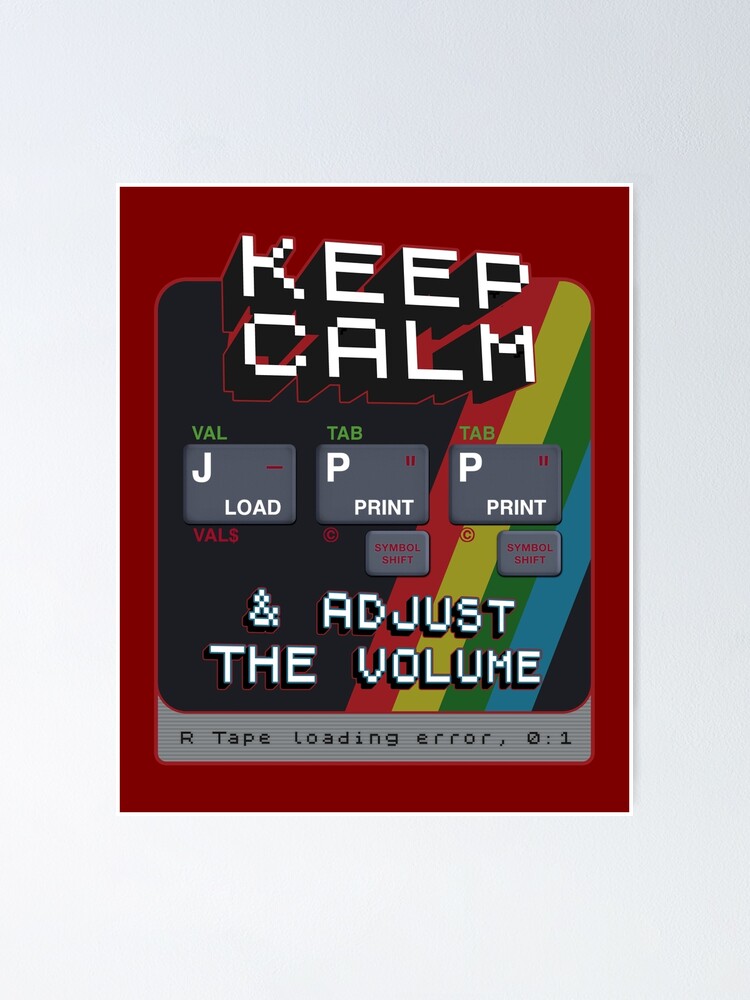 Funnyページ KEEP CALM and Adjust the Volume - R Tape Loading Error - Rubber