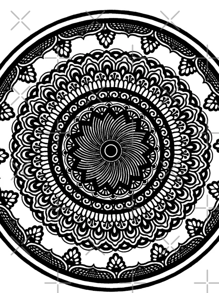 Thumbnail 4 of 4, iPhone Case, Mandala Design #8 designed and sold by RockingJ.