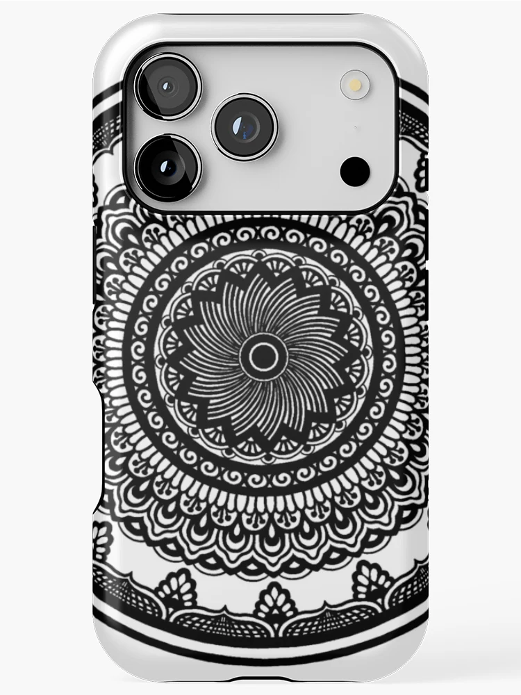 Thumbnail 1 of 4, iPhone Case, Mandala Design #8 designed and sold by RockingJ.