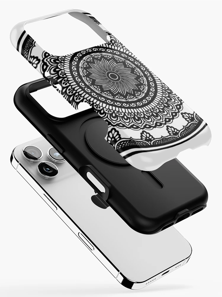 Thumbnail 2 of 4, iPhone Case, Mandala Design #8 designed and sold by RockingJ.