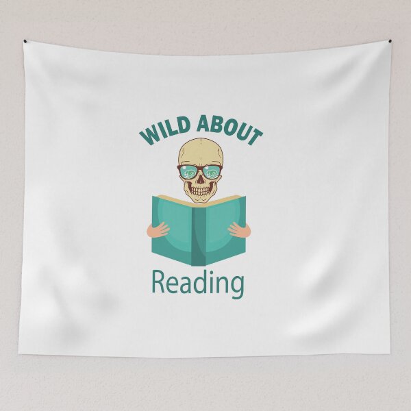 Item preview, Wild About Reading designed and sold by beefrancky.