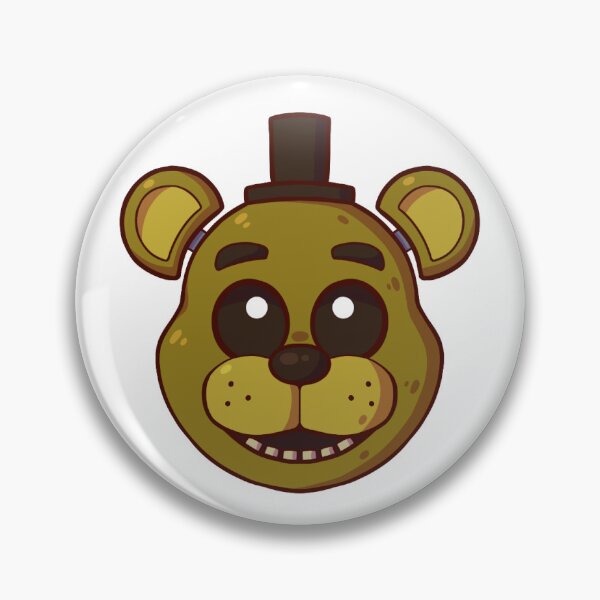 Item preview, FNaF 1 Golden Freddy Head | Five Nights at Freddy's designed and sold by akushibluepaws.