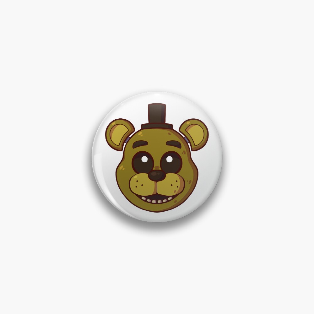 Sticker Avec L uvre FNaF 1 T te De Freddy Dor e Cinq Nuits Chez sticker-avec-l-uvre-fnaf-1-t-te-de-freddy-dor-e-cinq-nuits-chez
