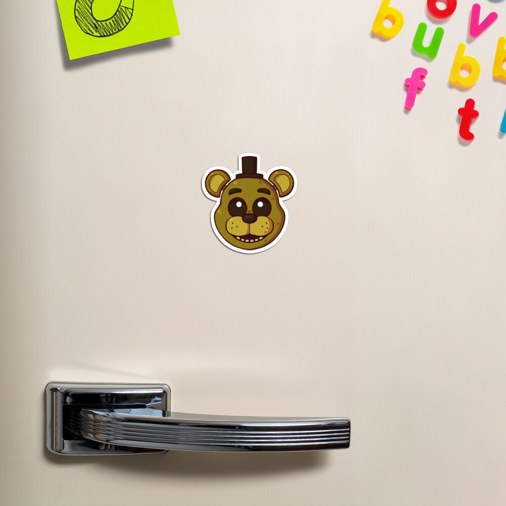 FNaF 1 Freddy Fazbear Head, Five Nights at Freddy's Pin by akushibluepaws