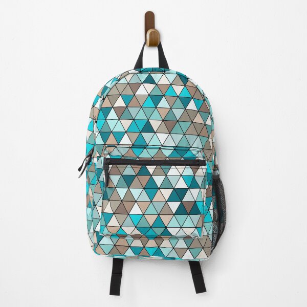 Item preview, Colourful triangles 11 - geometrical pattern designed and sold by Julia Rudens.