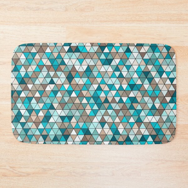 Item preview, Colourful triangles 11 - geometrical pattern designed and sold by Julia Rudens.