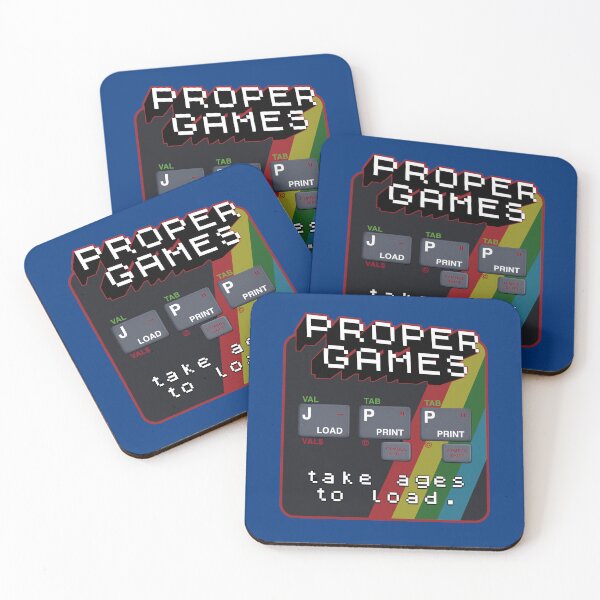 Item preview, PROPER GAMES TAKE AGES TO LOAD - Rubber Keyboard!  |  Sinclair ZX Spectrum Personal Computer - 80s Retro Gaming  designed and sold by RetroTeeStudio.
