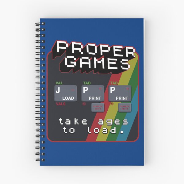 Item preview, PROPER GAMES TAKE AGES TO LOAD - Rubber Keyboard!  |  Sinclair ZX Spectrum Personal Computer - 80s Retro Gaming  designed and sold by RetroTeeStudio.