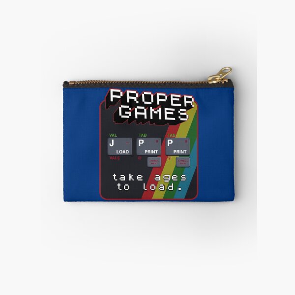 Item preview, PROPER GAMES TAKE AGES TO LOAD - Rubber Keyboard! | Sinclair ZX Spectrum Personal Computer - 80s Retro Gaming designed and sold by RetroTeeStudio.