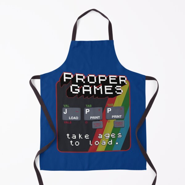 Item preview, PROPER GAMES TAKE AGES TO LOAD - Rubber Keyboard! | Sinclair ZX Spectrum Personal Computer - 80s Retro Gaming designed and sold by RetroTeeStudio.