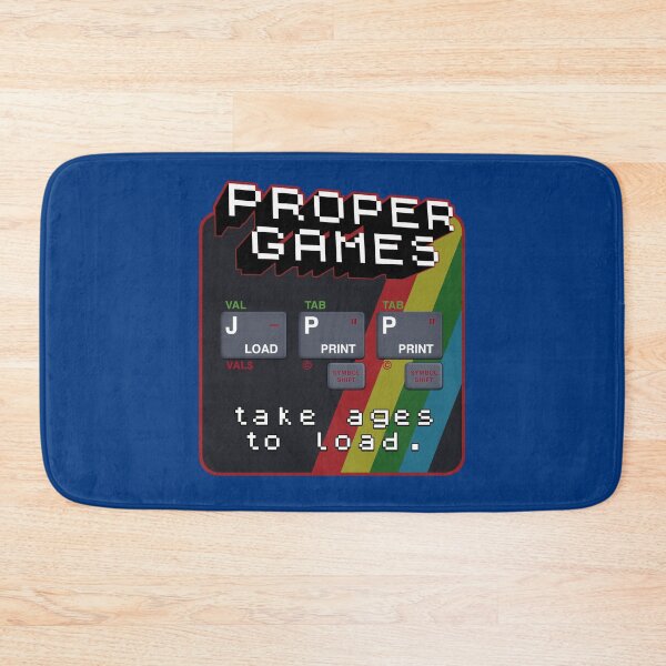 Item preview, PROPER GAMES TAKE AGES TO LOAD - Rubber Keyboard!  |  Sinclair ZX Spectrum Personal Computer - 80s Retro Gaming  designed and sold by RetroTeeStudio.