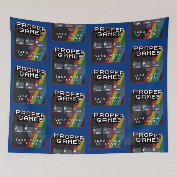 Item preview, PROPER GAMES TAKE AGES TO LOAD - Rubber Keyboard!  |  Sinclair ZX Spectrum Personal Computer - 80s Retro Gaming  designed and sold by RetroTeeStudio.