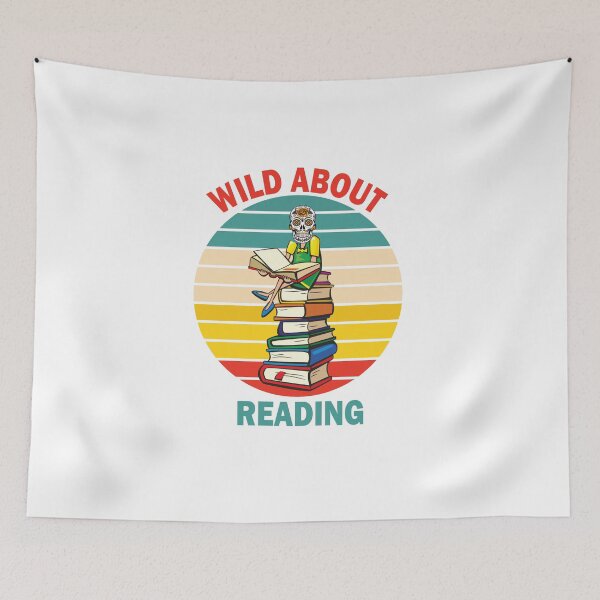 Item preview, Wild About Reading designed and sold by beefrancky.