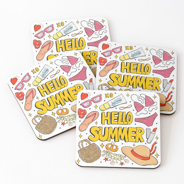 Item preview, Hello Summer Pop Art designed and sold by StassyDraws.