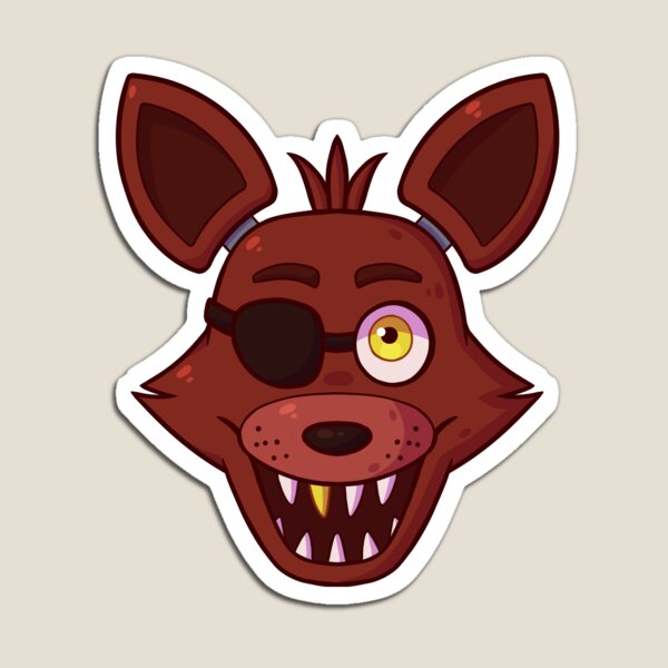 FNaF 1 Freddy Fazbear Head, Five Nights at Freddy's Pin by akushibluepaws