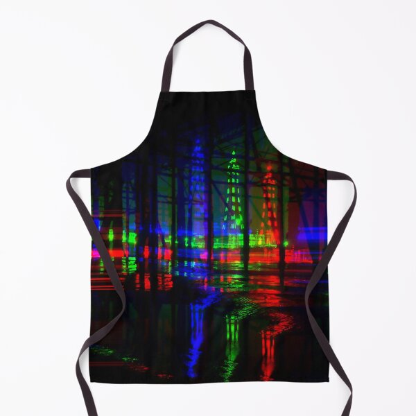 Item preview, Blackpool Tower Reflection In Water , Red, Green and Blue designed and sold by Andrew Morrell.