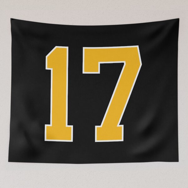 Item preview, Yellow Number 17 lucky sports jersey seventeen designed and sold by HeavyStyle.