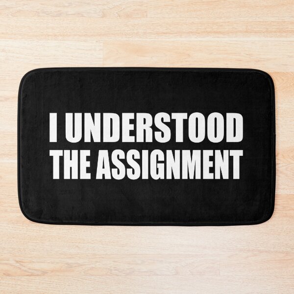 Item preview, I understood the assignment designed and sold by Colorfulandfun.