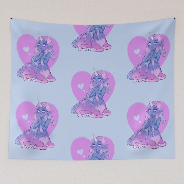 Item preview, unicorn in love designed and sold by sascha weatherman.