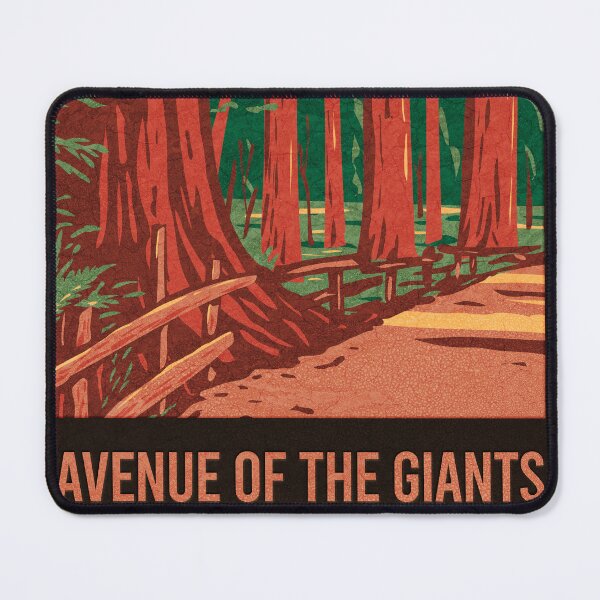 Item preview, Avenue of the Giants Redwoods State Park designed and sold by JordanHolmes.