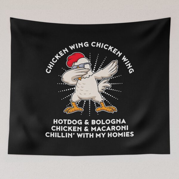 Item preview, Chicken Wing Chicken Wing Song Lyric Hot Dog Bologna designed and sold by davetmccall.