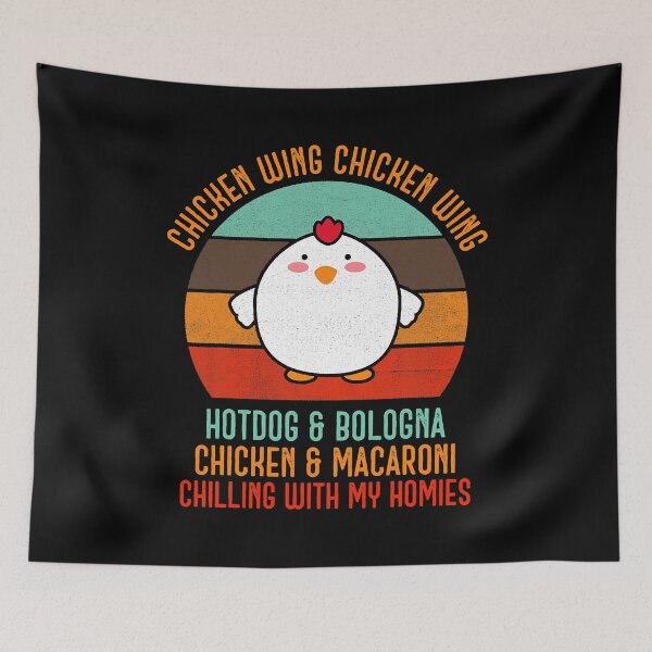 Item preview, Chicken Wing Chicken Wing Song Lyric Hot Dog Bologna designed and sold by davetmccall.