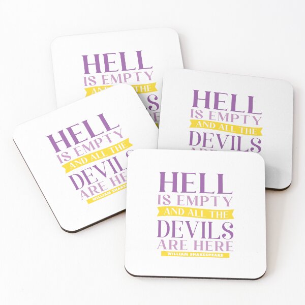 Item preview, Hell and Devil in Earth Quote designed and sold by garmentoffaith.