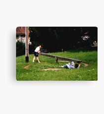 Seesaw Larakins Canvas Print