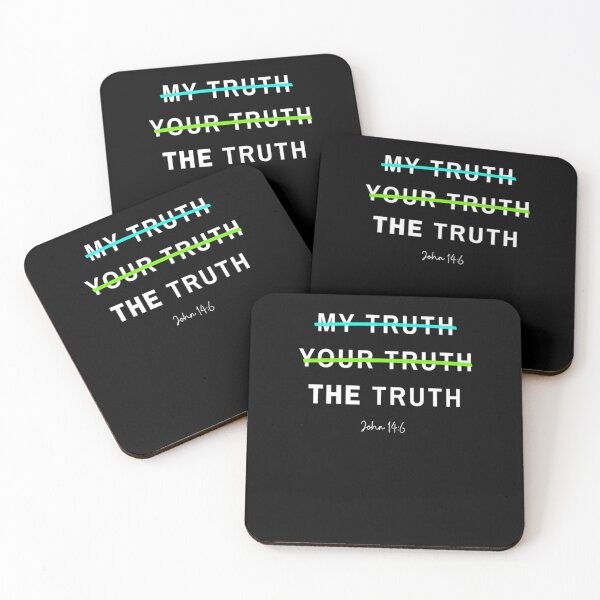 Item preview, Your truth, my truth, THE truth- on black Classic designed and sold by NarcissaWarn.