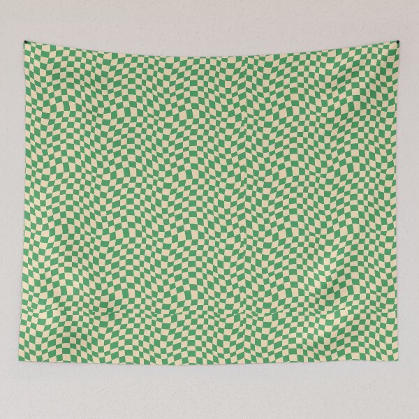 Item preview, chessboard green and nude designed and sold by MouadbStore.