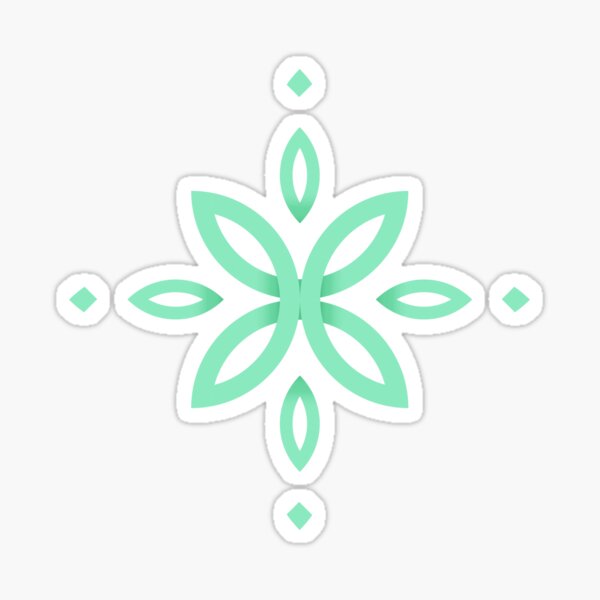 Flower icon Sticker
